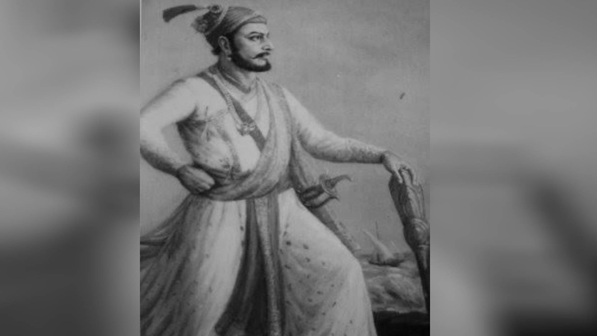 How to draw Sambhaji Maharaj  Maratha King