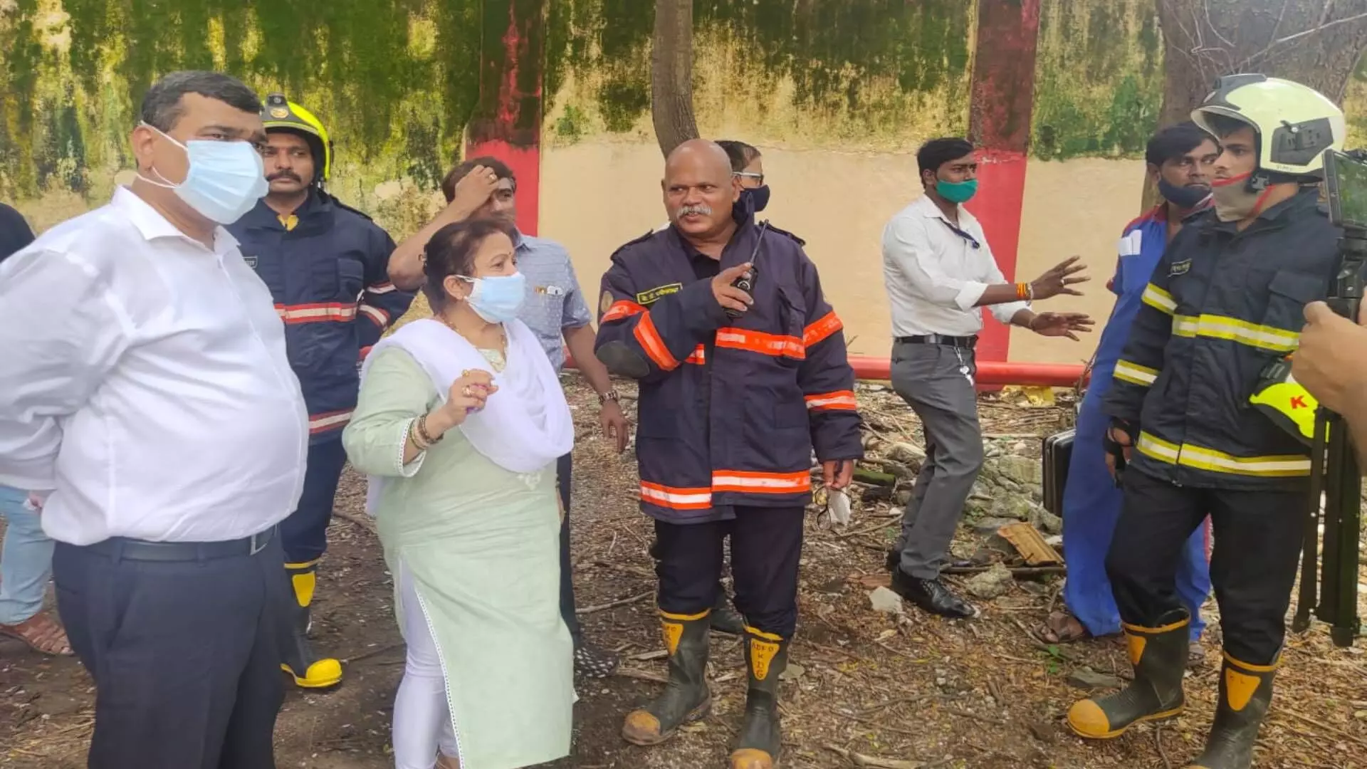 कस्तुरबा रूग्णालयात गॅस गळती ; महापौर किशोरी पेडणेकर यांची रूग्णालयाकडे धाव