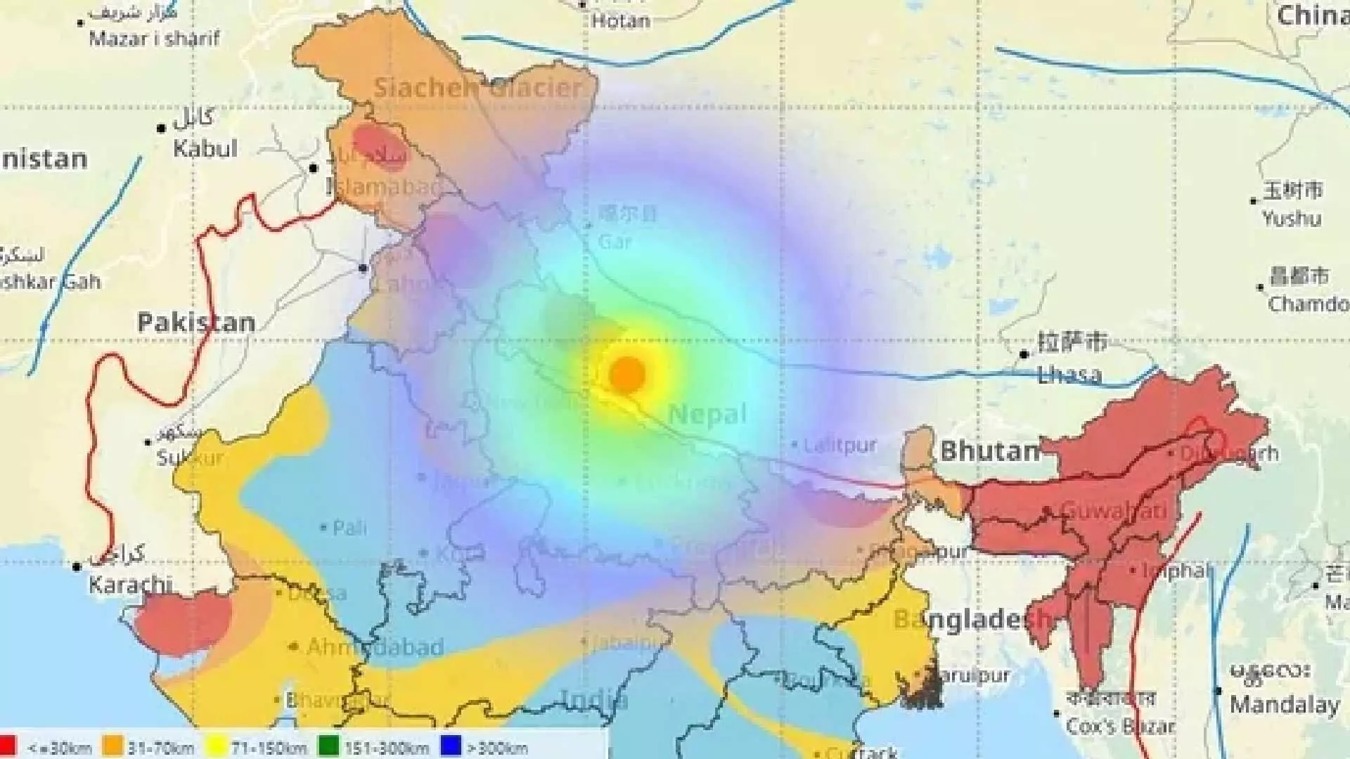 Earthquake : दिल्ली भुकंपाने हादरली